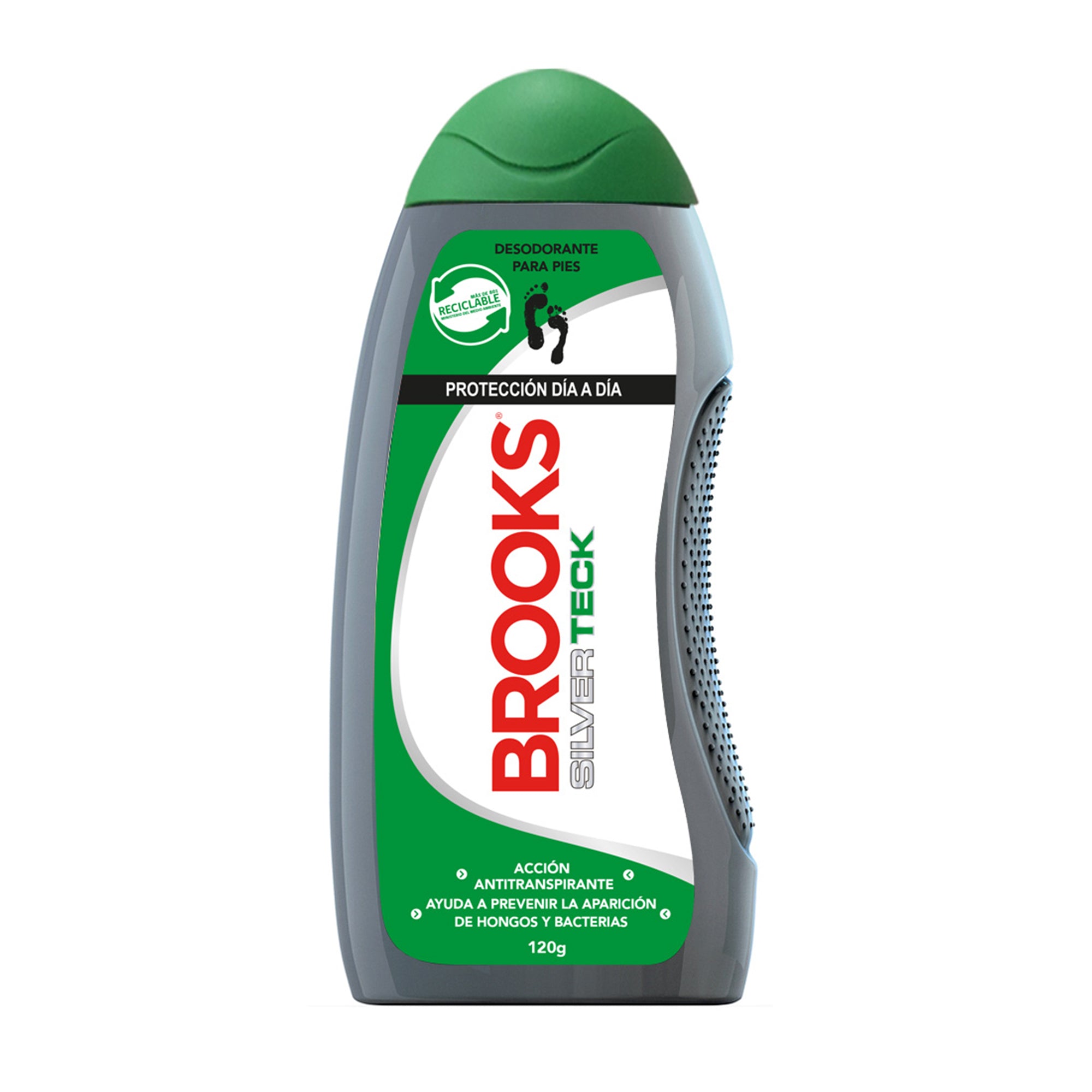 Brooks talco silver teck 120 g