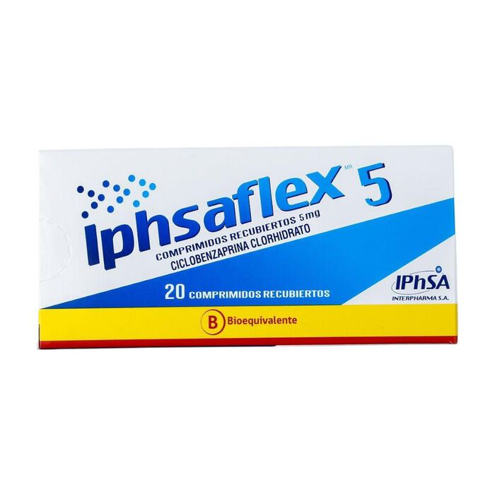Iphsaflex 5 ( Ciclobenzaprina ) x 20 Comp. IPHSA