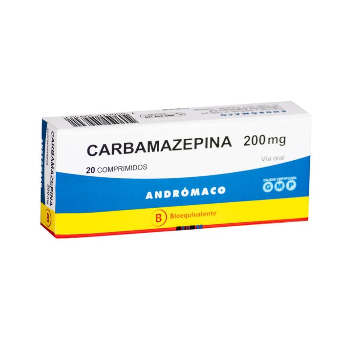 Carbamazepina 200 mg x 20 Comp BE