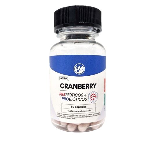 Cranberry con prebioticos y probioticos x 60 caps MBH