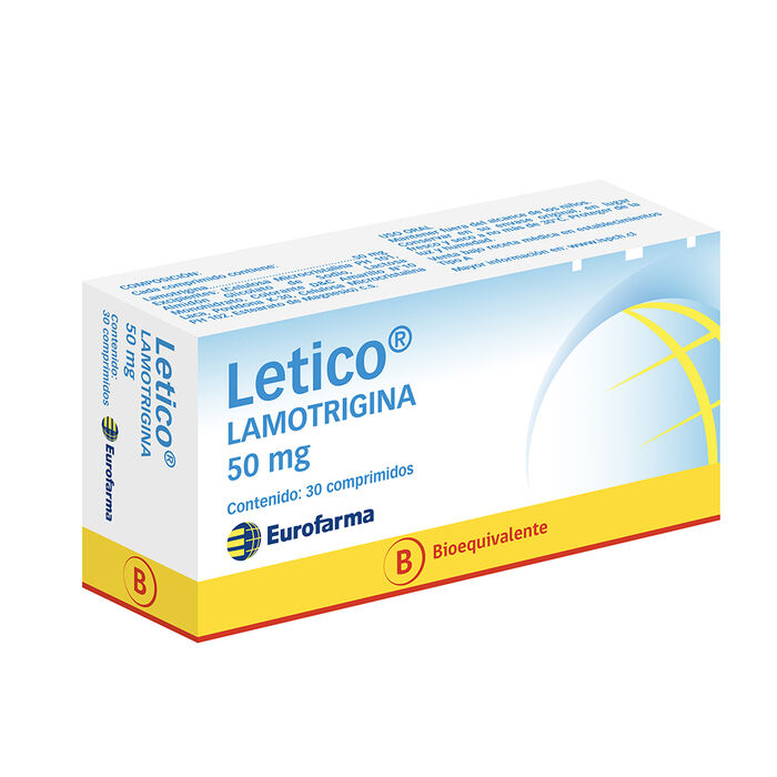 Lamotrigina 50 mg x 30 comp BE