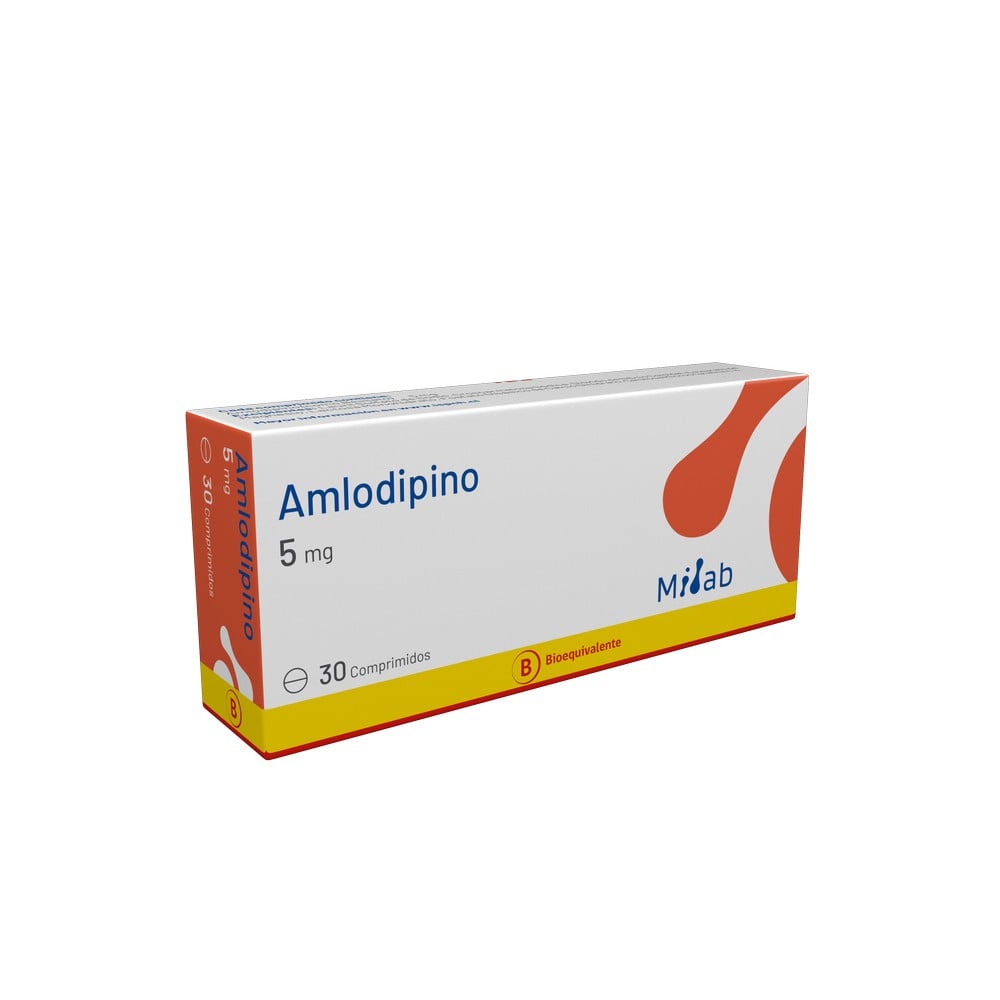 Amlodipino 5 mg x 30 Comp BE