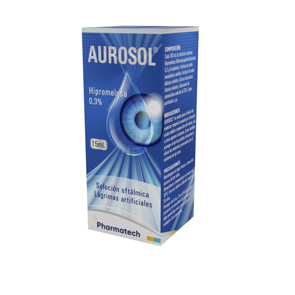Lagrimas Artificiales Hipromelosa 0.3% x 15 mL Solucion Oftálmica BE