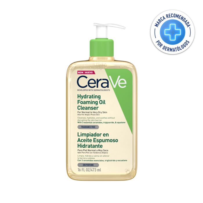 Cerave Limpiador en Aceite Espumoso Hidratante x 473 mL