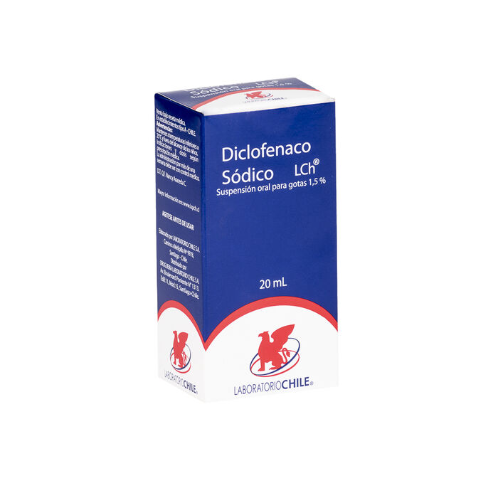 Diclofenaco de sodio 1,5% gotas 20 mL