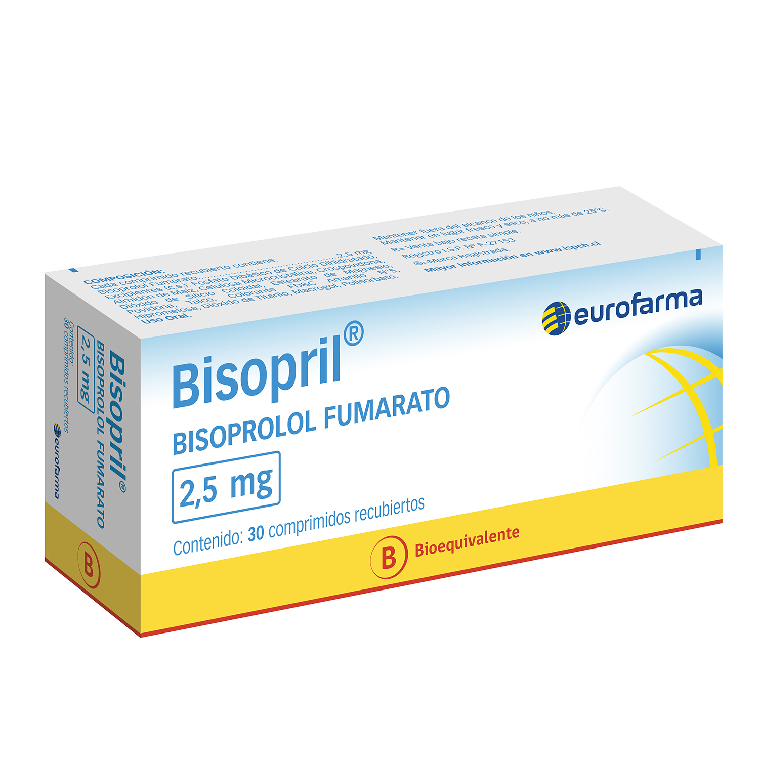 Bisoprolol 2.5mg x 30 comp BE