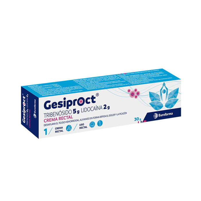 Gesiproct (Tribenosido/Lidocaina) x 30 gr Eurofarma