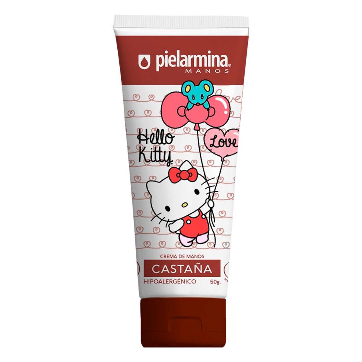 Crema de mano Pierlamina Castaña hello kitty x 50 g