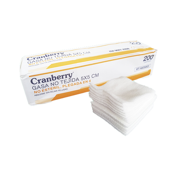Cranberry Gasa no tejida (5x5 cm) x 200 U Reutter