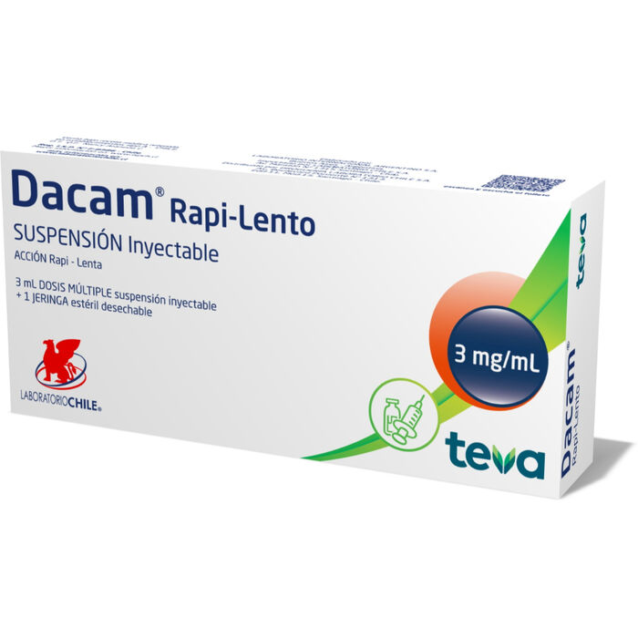 Dacam Rapi Lento (Betametasona 3mg) x 1 Ampolla Teva