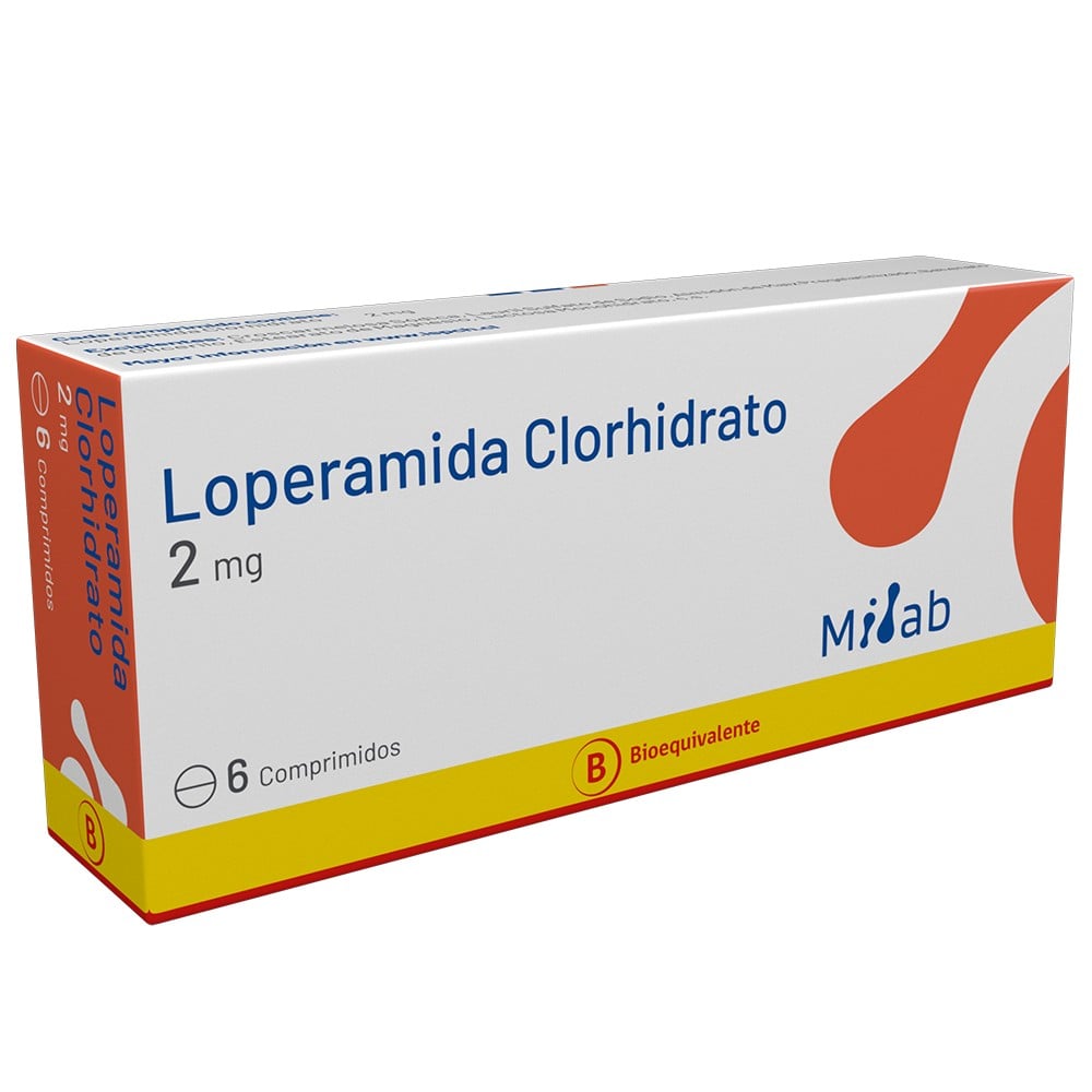 Loperamida Clorhidrato 2 mg x 6 comp BE