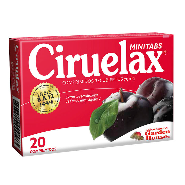 Ciruelax minitabs 75 mg x 20 comp