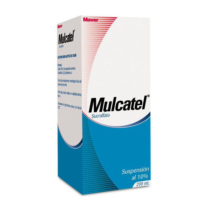 Mulcatel 10%  (Sucralfato)  Susp Oral x 200 ml, Maver