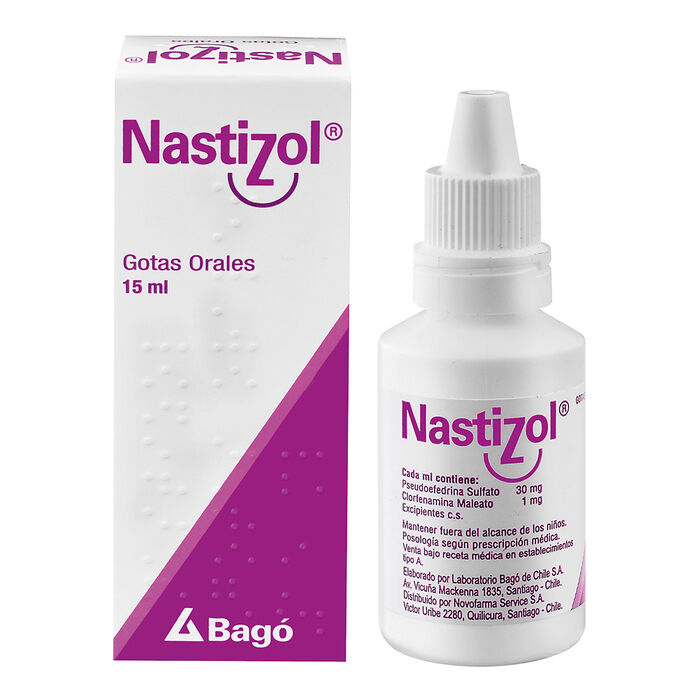 Nastizol gotas orales 15 ml Bagó