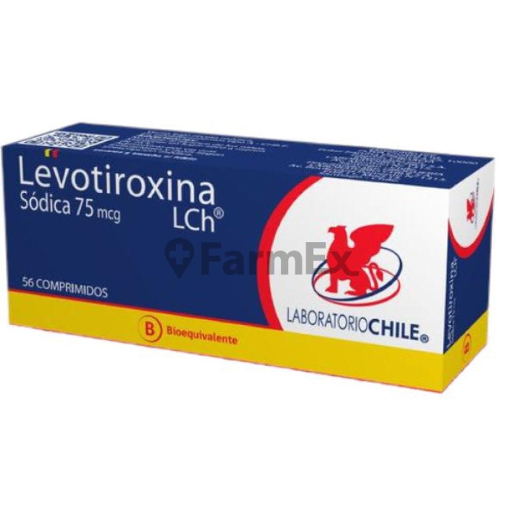 Levotiroxina 75 mg x 56 comp