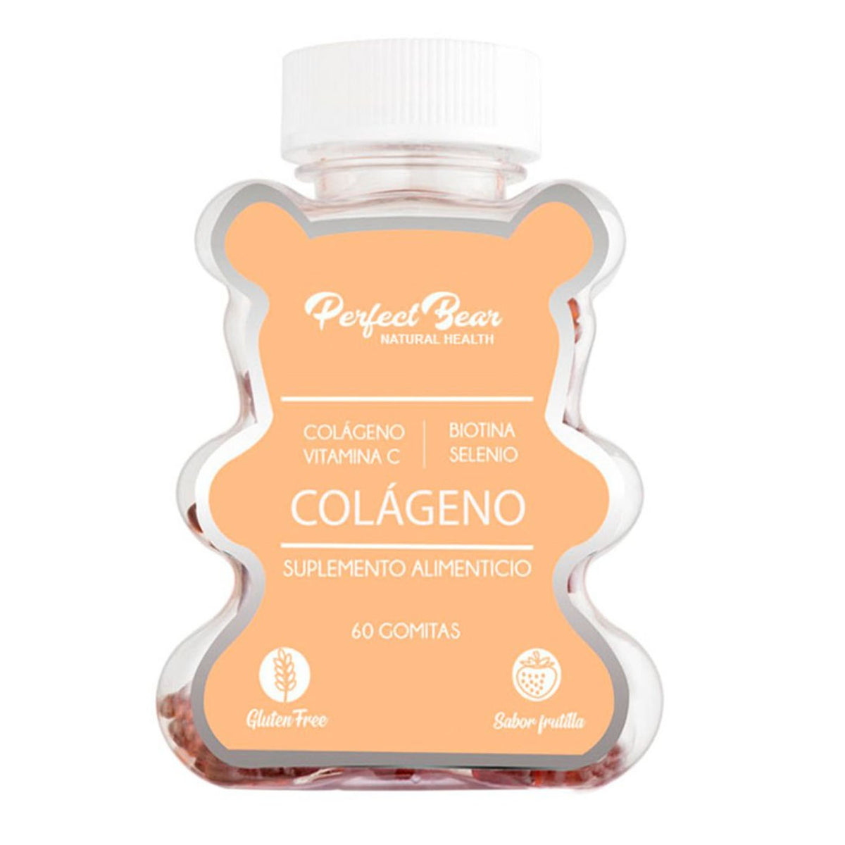 Colageno Hidrolizado + vitamina C x 60 Gomitas Perfect Bear