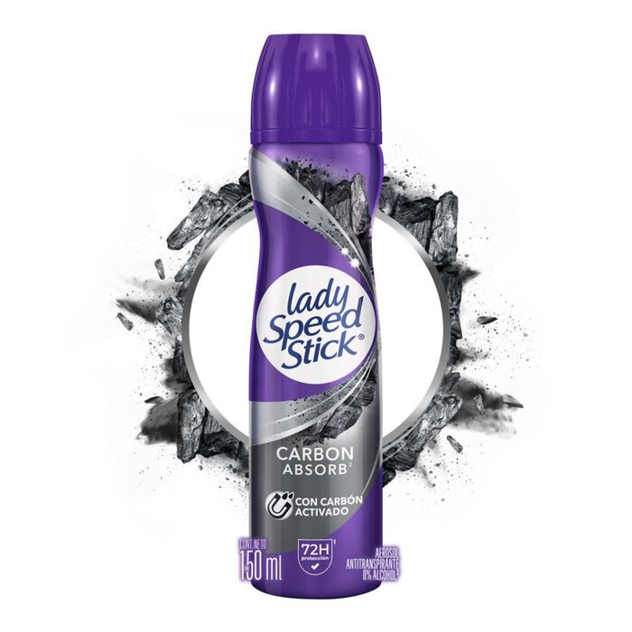 Lafy Speed Stick Carbón Absorb 72 hrs x 150 mL