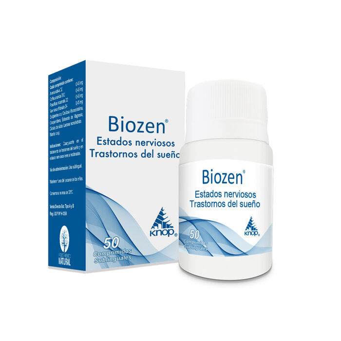 Biozen x 50 com sublinguales Knop