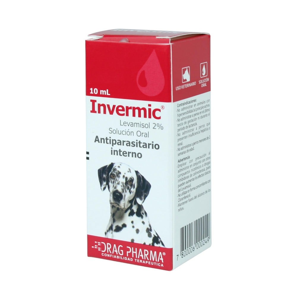 Invermic 2 % perro sol oral 10 ml