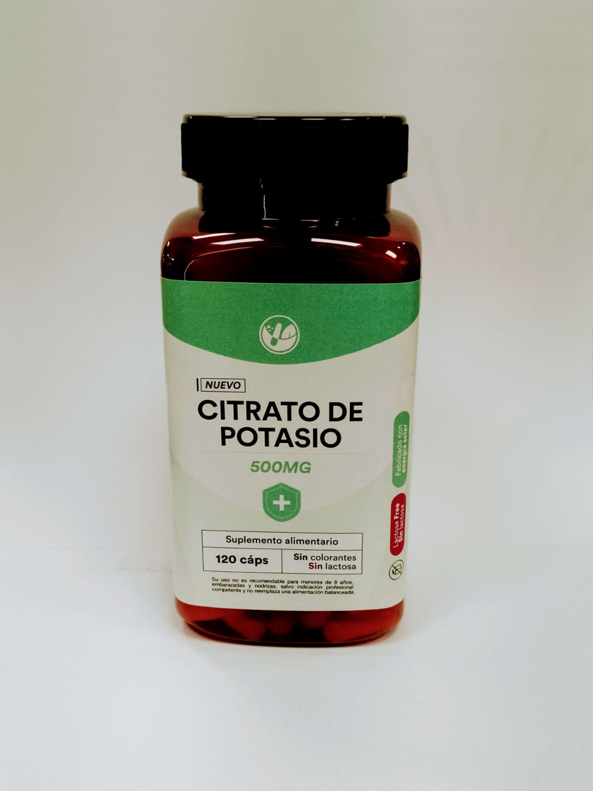 Citrato de potasio 500 mg x 120 caps NF