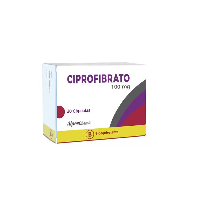 Ciprofibrato 100 mg x 30 cap AlpesChemie
