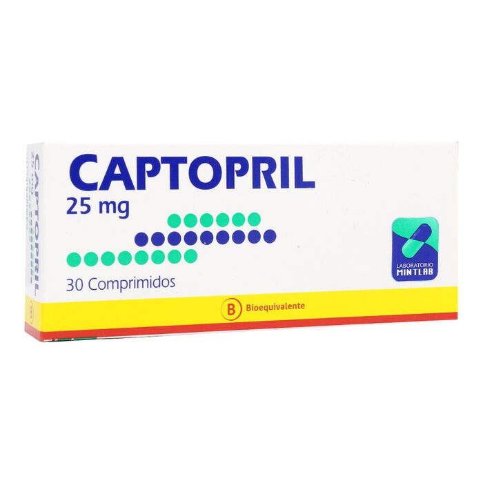 Captopril 25 mg x 30 Comp. Mitlab