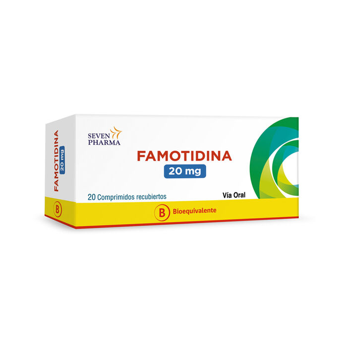 Famotidina 20 mg x 20 Comp Rec BE