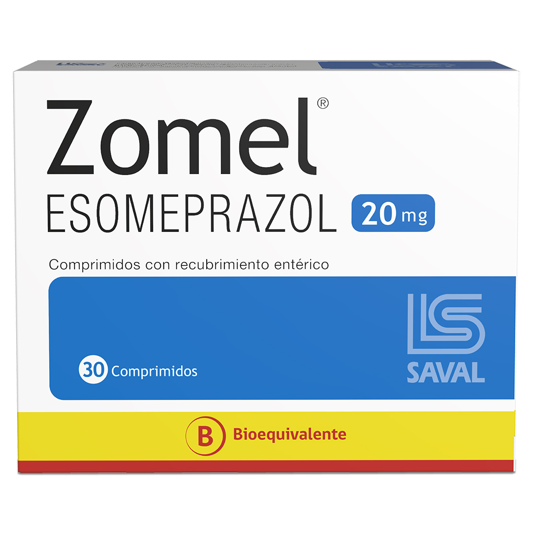Esomeprazol 20 mg x 30 comprimidos BE