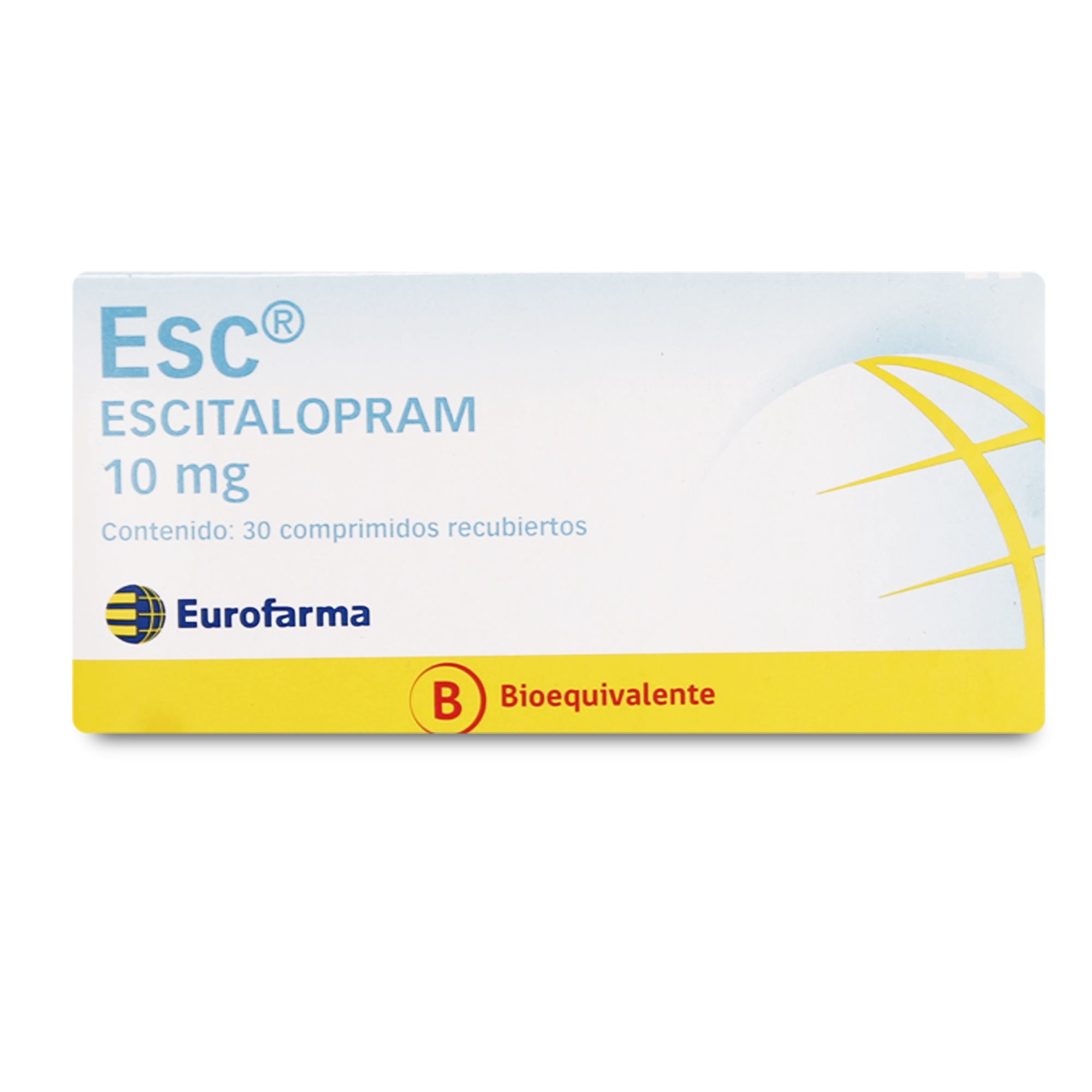Escitalopram 10 mg x 30 comprimidos BE