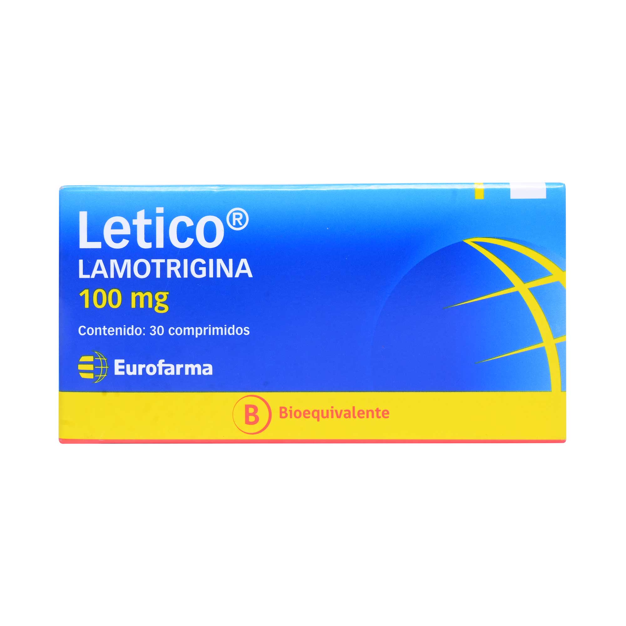 Lamotrigina 100 mg x 30 comp BE