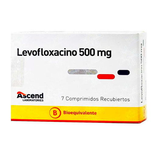 Levofloxacino 500 mg x 7 comprimidos BE