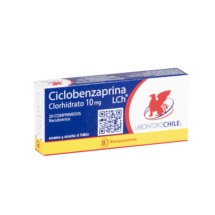 Ciclobenzaprina 10 mg x 20 Comp.Rec. BE