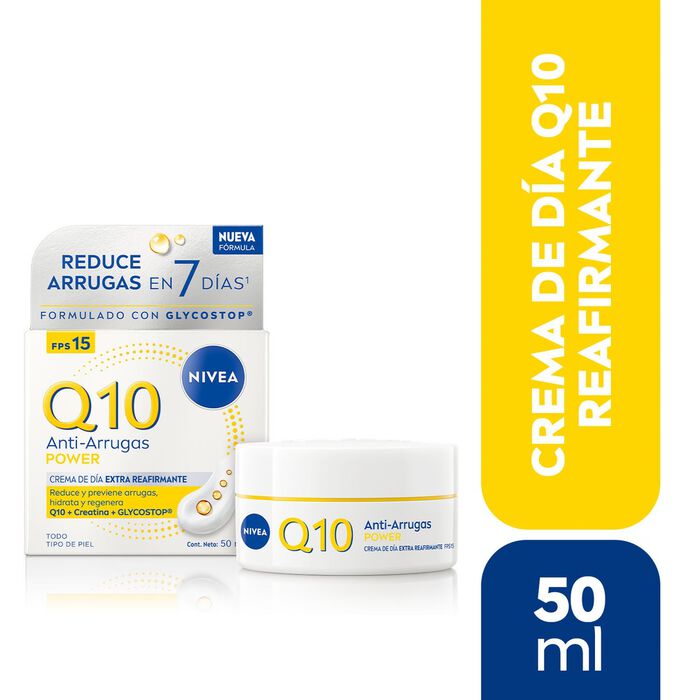Crema Facial Nivea Antiarrugas  Q10 Power Dia 50 ml