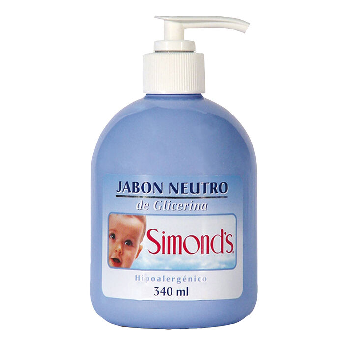 Jabon de glicerina baby care 340 ml. Simonds