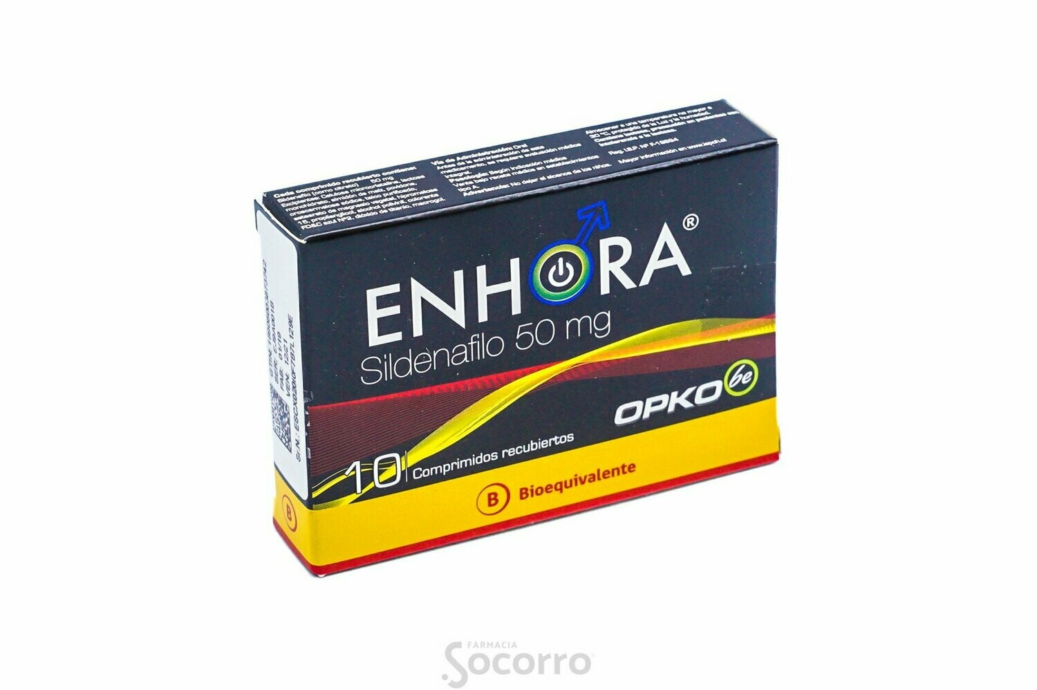 Enhora (Sildenafilo) 50 mg x 10 com Opko