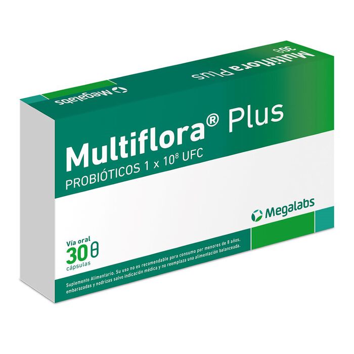 Multiflora Plus Probióticos x 30 cap Megalabs