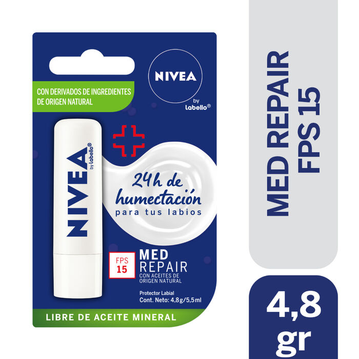 Bálsamo Labial Med Repair FPS 15 Nivea