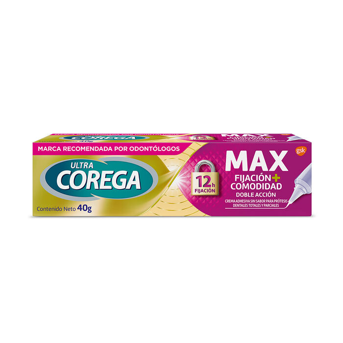 Corega maxima fijacion comosidad 12 hr x 40 gr