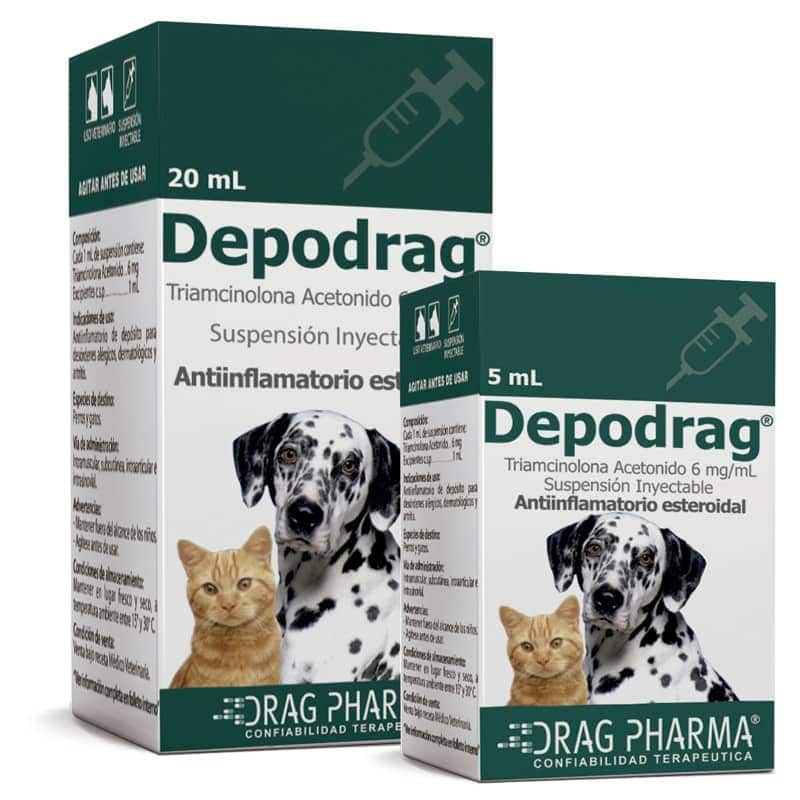 Depodrag ( Triamcinolona acetonido ) 6mg/ml x 5 ml. Drag pharma