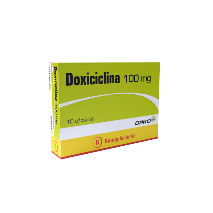 Doxiciclina 100 mg x 10 capsulas BE