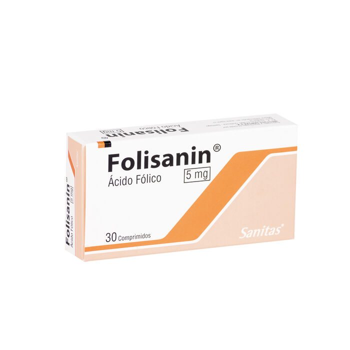 Folisanin (acido folico) 5 mg x 30 Comp. Sanitas