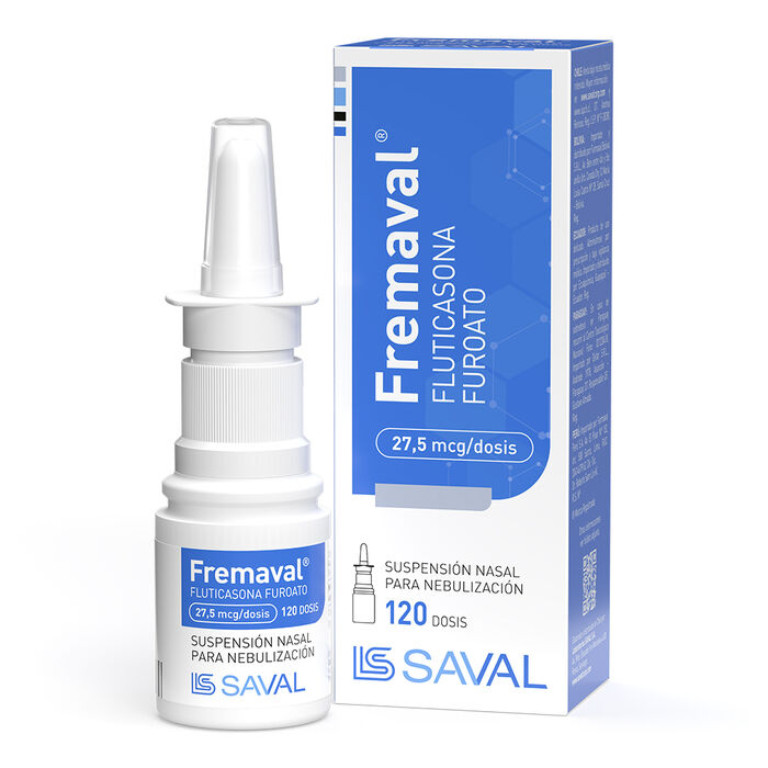 Fremaval ( Fluticasona ) 27,5 mcg/ dosis x 120 dosis Saval