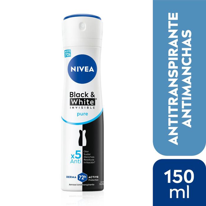 Desodorante nivea black&white pure spray