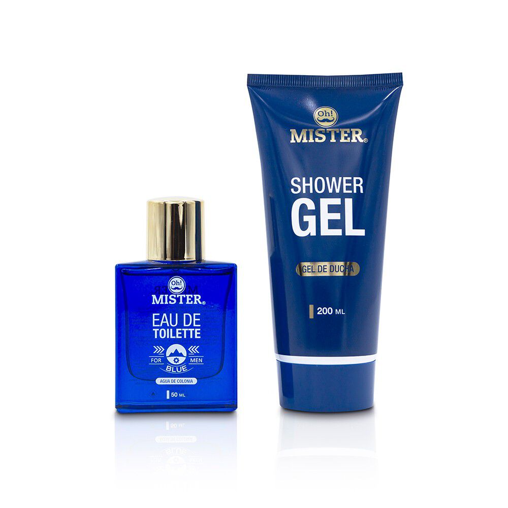Mister Blue Eau de Toilette Spray 50 ml + Shower Gel 200 ml