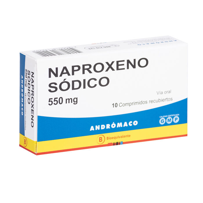 Naproxeno sodico 550 mg x 10 comp BE