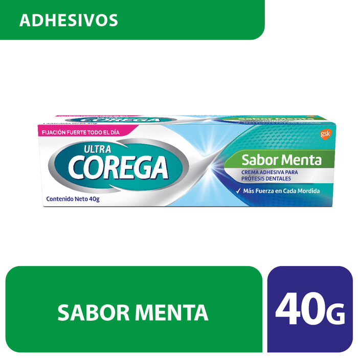 Corega ultra crema ( Menta ) x 40 gr. Gsk