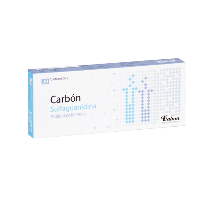 Carbon sulfaguanidina x 20 comp CAJA
