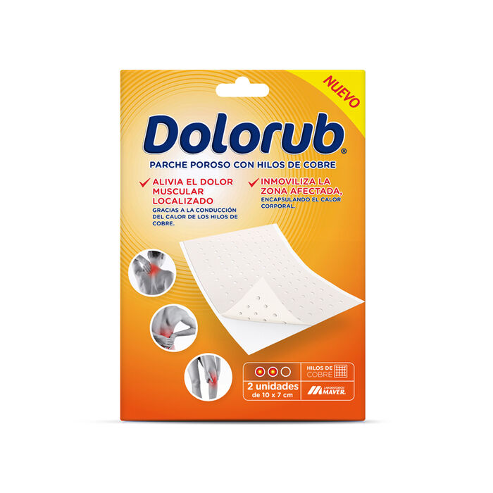 Dolorub parche cobre x 2 Maver