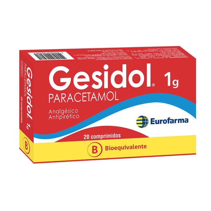Gesidol 1 g (Paracetamol) x 20 comp