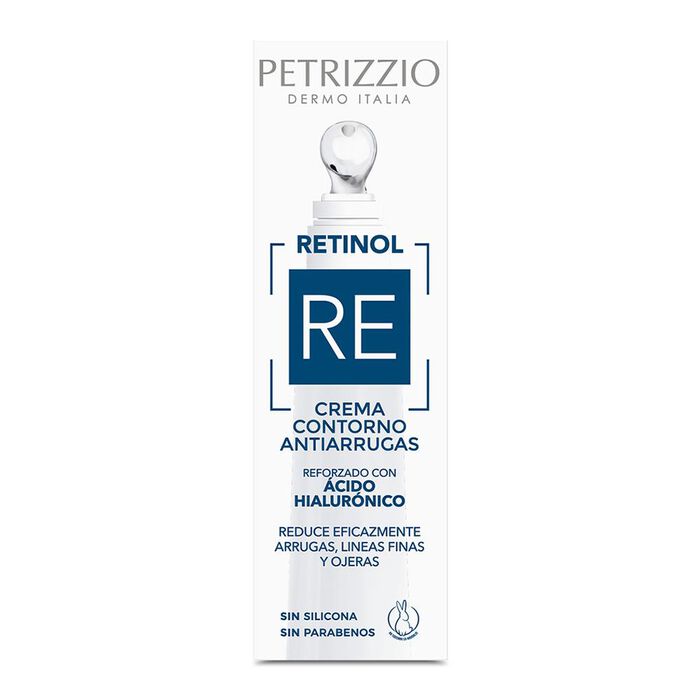 Contorno de Ojos Antiarrugas Retinol 0,2% + Ácido Hialurónico Petrizzio